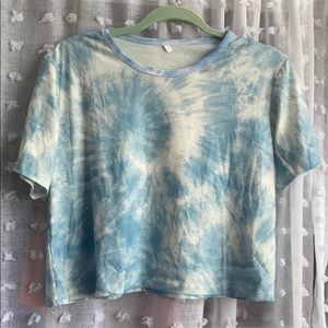 Tye dye crop top